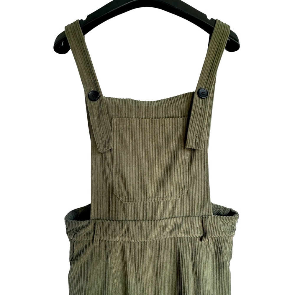 Cider Olive Green Corduroy Jumpsuit - Picture 6 of 13